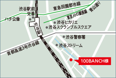 100BANCH地図